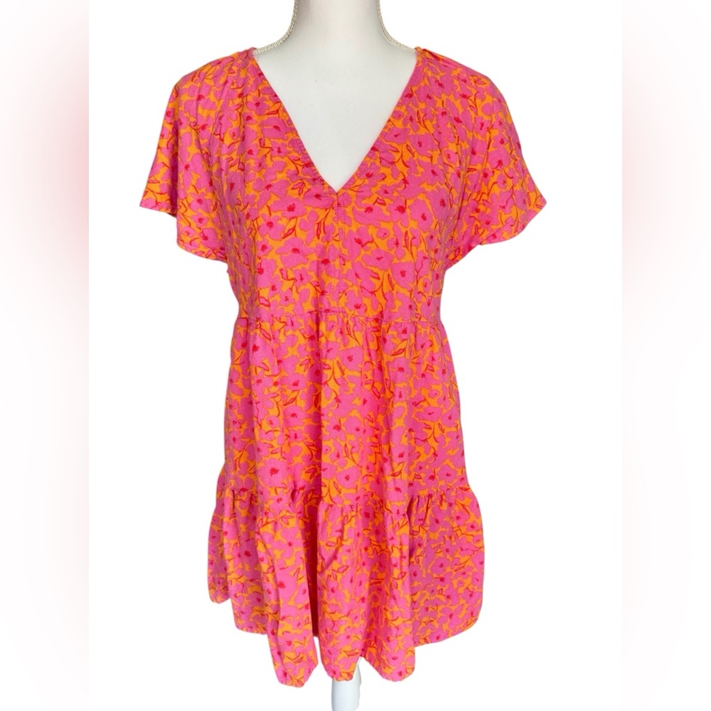 Universal Thread Pink and Orange Floral Dress